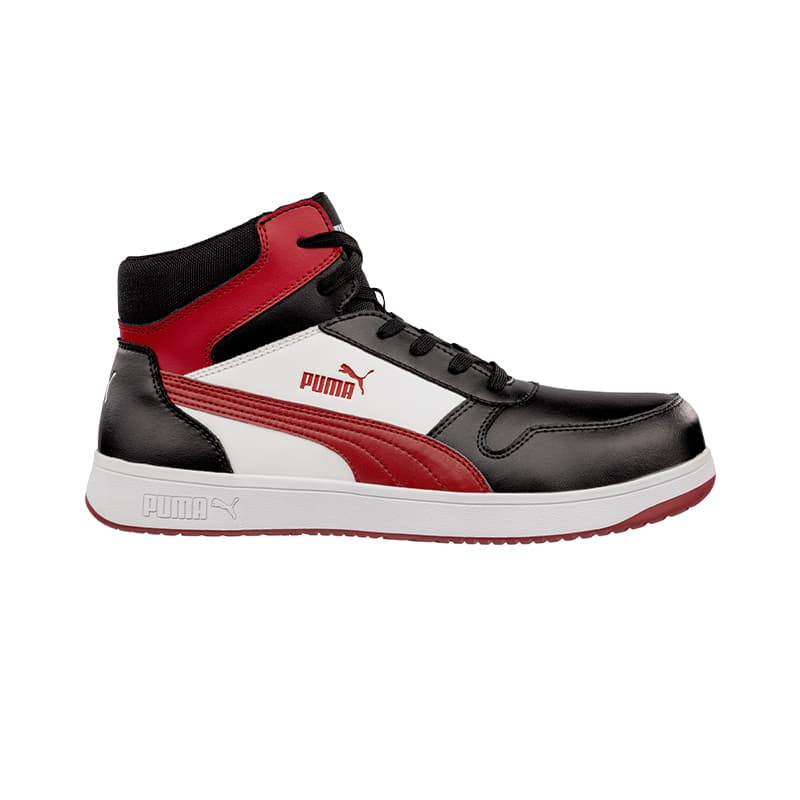 Puma Frontcourt Mid Safety Shoe (Red/Black)